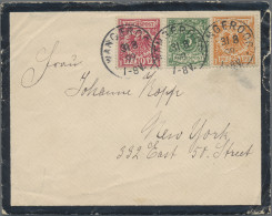 Deutsches Reich - Krone / Adler: 1897/1899, Zwei Interessante Briefe: 50 Pfg. Zw - Sammlungen