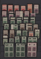 Deutsches Reich - Inflation: 1910/1940 (ca.), Vielseitiger Bestand In Zwei Steck - Collections