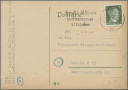Deutsches Reich - 3. Reich: 1927/1945, Partie Von Acht Bedarfsbelegen, Dabei Dre - Lettres & Documents
