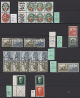Deutsches Reich - Zusammendrucke: 1919/1941 Zusammendrucke: Umfangreiche Sammlun - Zusammendrucke