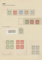 Deutsches Reich - Privatpost (Stadtpost): 1885-1900 "Gera - Privatpost": Umfangr - Correos Privados & Locales