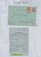 Deutsches Reich - Privatpost (Stadtpost): 1886/1887 "Berlin-Privatpost "E" LLOYD - Private & Local Mails