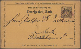 Deutsches Reich - Privatpost (Stadtpost): 1886/1896, METZ/ Privat-Brief-Verkehr - Private & Lokale Post