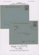 Deutsches Reich - Privatpost (Stadtpost): 1886/1898, STRASSBURG/Privat-Brief-Ver - Correos Privados & Locales