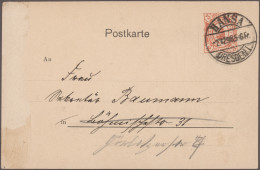 Deutsches Reich - Privatpost (Stadtpost): 1886/1900, Umfangreicher Dublettenpost - Correos Privados & Locales