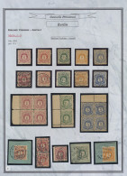 Deutsches Reich - Privatpost (Stadtpost): 1895/1897 "Berlin-Privatpost "H" Verke - Posta Privata & Locale