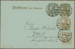 Deutsches Reich - Ganzsachen: 1920/1923, Sammlung Von 47 Ungebrauchten Und Gebra - Autres & Non Classés