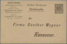 Deutsches Reich - Privatganzsachen: 1886/1900, Partie Von Sechs Privatganzsachen - Altri & Non Classificati