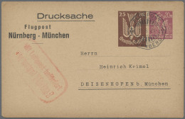 Deutsches Reich - Privatganzsachen: 1923, Luftpost-Privatganzsachenkarten Holzta - Sonstige & Ohne Zuordnung