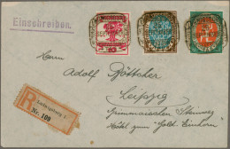 Deutsches Reich - Stempel: 1919, "W.VERFASSUNGSTAG" Von Verschiedenen Württember - Macchine Per Obliterare (EMA)