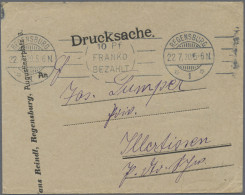Deutsches Reich - Franco-Stempel: 1911/1943, Francostempel/Gebühr Bezahlt, Parti - Maschinenstempel (EMA)
