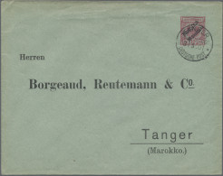 Deutsche Post In Marokko - Ganzsachen: 1900/1914, Partie Von 18 Gebrauchten Ganz - Marocco (uffici)