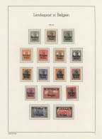 Deutsche Besetzung I. WK: 1914/1918, Zumeist Postfrische Sammlung Der Besetzungs - Ocupación 1914 – 18