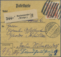 Deutsche Abstimmungsgebiete: Marienwerder: 1920 (ca.), Interessante Sammlung Mit - Autres & Non Classés