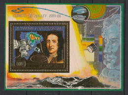 CENTRAFRICAINE - 1986 - PA N°YT. 359 - Halley's Comet - Mini Sheetlet - Neuf Luxe** / MNH / Postfrisch - Centrafricaine (République)