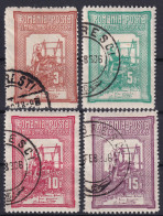 ROMANIA 1906 - Canceled - Sc# B5-B8 - Complete Set! - Usati