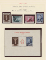 Dt. Besetzung II WK - Serbien: 1941/1943 Ca., Gehaltvolle Sammlung Mit Einheiten - Besetzungen 1938-45
