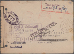 Zensurpost: 1914/1948, Vielseitige Partie Von Ca. 270 Zensurbelegen, Ganz überwi - Other & Unclassified