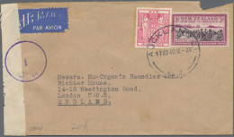 Zensurpost: 1939/1947, Assortment Of Apprx. 55 Censored Covers/cards, Mainly Inc - Otros & Sin Clasificación