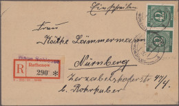 Deutschland Nach 1945: 1945/1958, Sammlung Von Ca. 140 Briefen Und Karten Mit Sc - Colecciones