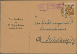 Deutschland Nach 1945: 1945/2000, Vielseitige Partie Von Ca. 115 Briefen Und Kar - Colecciones