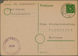 Deutschland Nach 1945: 1945/2000, Vielseitige Partie Von Ca. 116 Briefen Und Kar - Colecciones