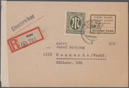 Deutschland Nach 1945: 1946/1949, Saubere Partie Von 21 Philatelistischen Belege - Collections