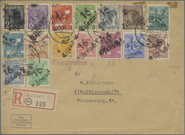 Sowjetische Zone - Bezirkshandstempel - III - Bez. 16 (Erfurt): 1948, Kleine Zus - Sonstige & Ohne Zuordnung