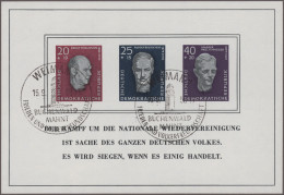 DDR: 1949/1990, Umfangreicher Bestand In 17 Alben Plus Weiteres Loses Material, - Collections