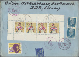 DDR: 1949/1990, Umfangreicher Posten Von Ca. 1.360 Briefen Und Karten In Netter - Collezioni