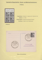 DDR: 1953/1962, Fünfjahresplan I-VIII, Spezialsammlung Mit Marken Und über 180 B - Collections
