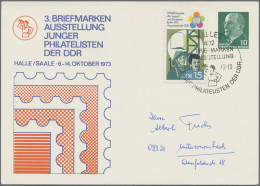 DDR - Privatganzsachen: 1961/1973, Privatganzsachenkarte 10 Pfg. Ulbricht (PP9), - Autres & Non Classés