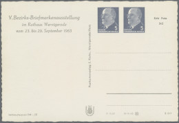 DDR - Privatganzsachen: 1963/1973, Privatganzsachenkarte 5+5 Pfg. Ulbricht (PP12 - Altri & Non Classificati