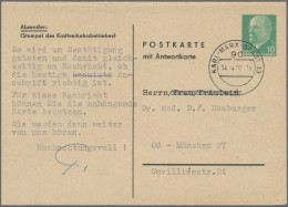 DDR - Privatganzsachen: 1968/1972, Privatganzsachen-Doppelkarte 10+10 Pfg. Ulbri - Other & Unclassified