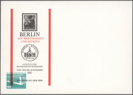 DDR - Privatganzsachen: 1982/1989, Privatganzsachenkarte 10 Pfg. Kleine Bauwerke - Autres & Non Classés