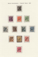 Berlin: 1948/1967, Gestempelte Sammlung Im Klemmbinder Auf Selbstgestalteten Blä - Used Stamps