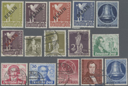 Berlin: 1948/1990, Postfrische Und Gestempelte Sammlung In Zwei Klemmbindern Mit - Used Stamps