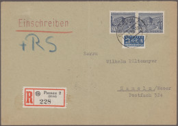 Berlin: 1948/1991, Nette Partie Mit Ca. 142 Briefen Und Karten, Dabei Gelaufene - Lettres & Documents