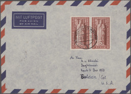 Berlin: 1952/1960, Vielseitiger Posten Von Ca. 195 Briefen Und Karten Aus Alter - Brieven En Documenten