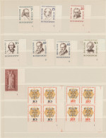 Berlin: 1957/1990, Vorwiegend Postfrische Sammlung Von Ca. 350 BOGENECKEN Mit FO - Used Stamps