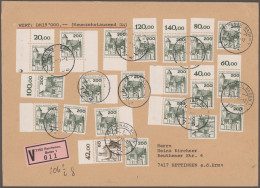 Berlin: 1967/1990, Partie Von 19 Briefen Mit Attraktiven Und Ungewöhnlichen Fran - Covers & Documents