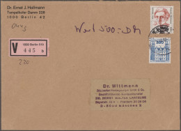 Berlin: 1980/1991 (ca.), Vielseitiger Bestand Von über 250 Briefen Und Karten Au - Storia Postale