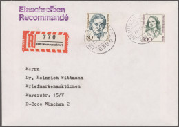 Berlin: 1980/1991 (ca.), Vielseitiger Bestand Von über 250 Briefen Und Karten Au - Storia Postale