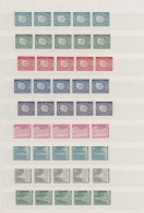 Berlin - Rollenmarken: 1956/1973, Postfrische Sammlungspartie Rollenmarkenstreif - Roller Precancels