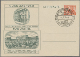 Berlin - Ganzsachen: 1950/1981 (ca.), Lot Von 35 Ganzsachenkarten Und - Umschläg - Other & Unclassified