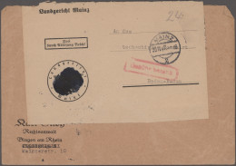 Französische Zone: 1946/1949, Originäre Partie Von Ca. 180 Bedarfs-Briefen Und - - Otros & Sin Clasificación