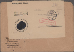 Französische Zone: 1946/1949, Originäre Partie Von Ca. 180 Bedarfs-Briefen Und - - Autres & Non Classés