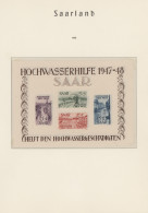 Saarland Und OPD Saarbrücken: 1947/1959, Komplette Postfrische Sammlung Im Vordr - Other & Unclassified