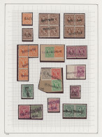 Bizone: 1945/1946, AM-Post-Notstempel, Sammlung Von 62 Marken Incl. Einheiten, A - Otros & Sin Clasificación