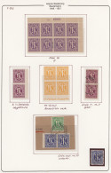 Bizone: 1945/1948, Umfangreiche Spezial-Sammlung AM-Post In Einem Ringbinder Mit - Altri & Non Classificati